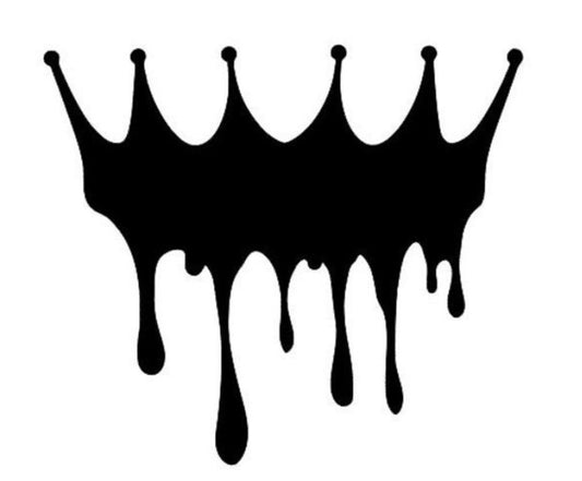 Drip Crown Decal