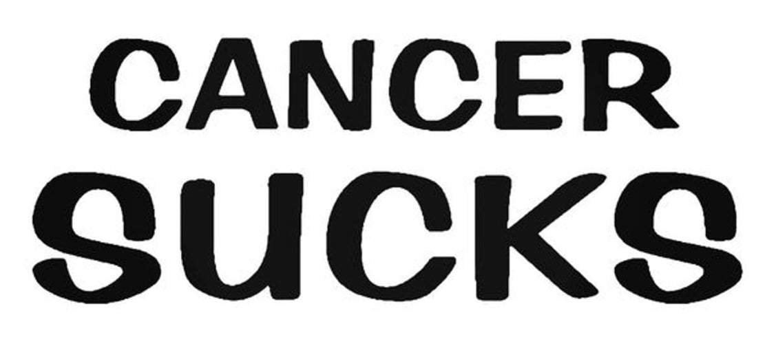 Cancer Sucks Decal